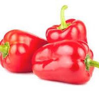 poivron rouge de la ferme