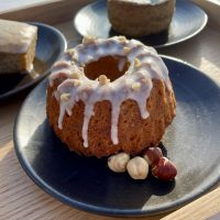 Pain gateau noisette et rhum